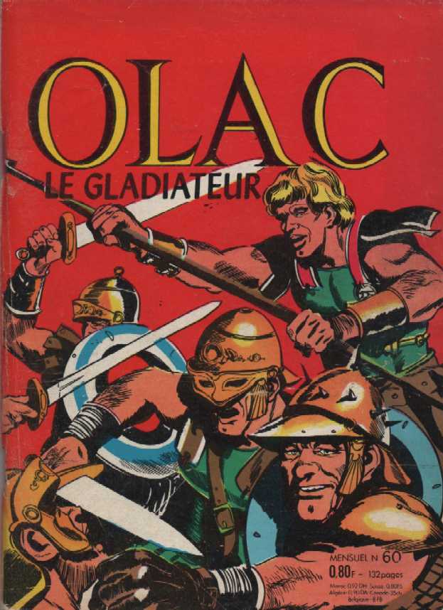 Scan de la Couverture Olac Le Gladiateur n 60
